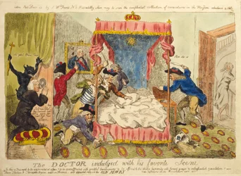 El doctor complacido con su escena favorita, 1790